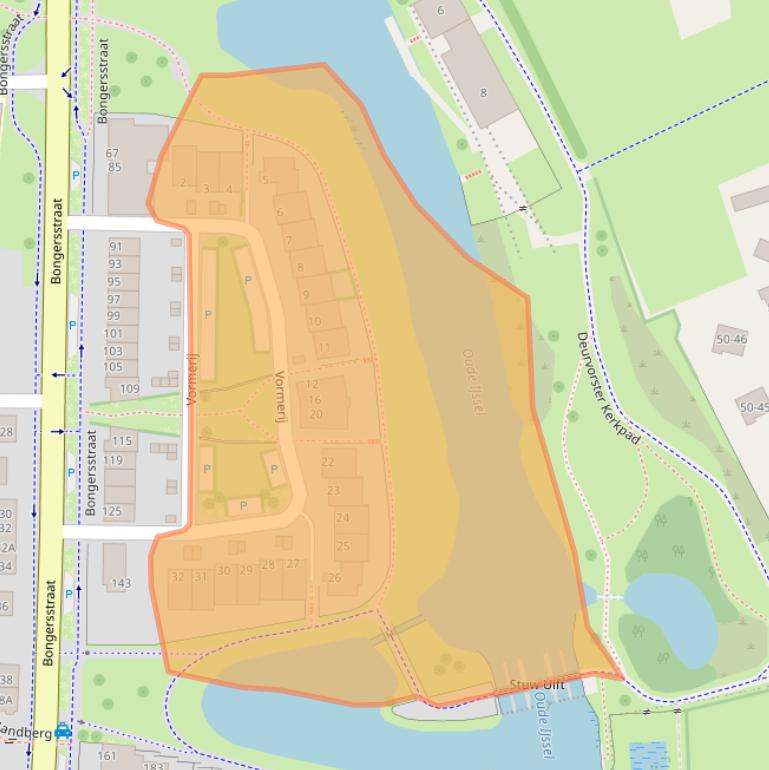 Kaart van postcodegebied 7071NB.