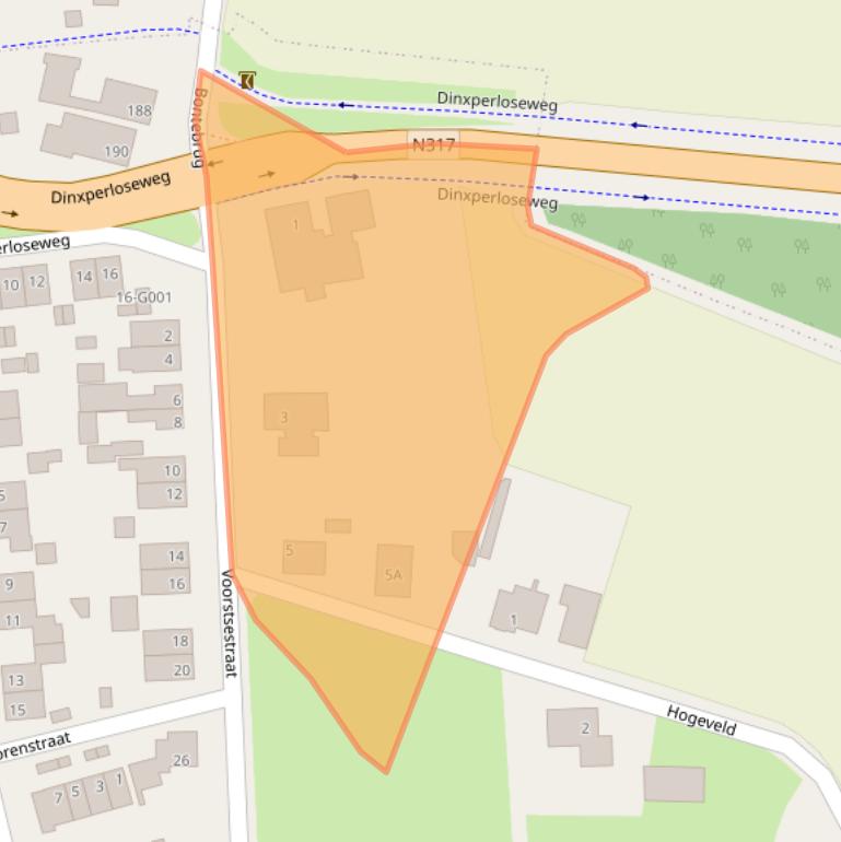 Kaart van postcodegebied 7071PH.