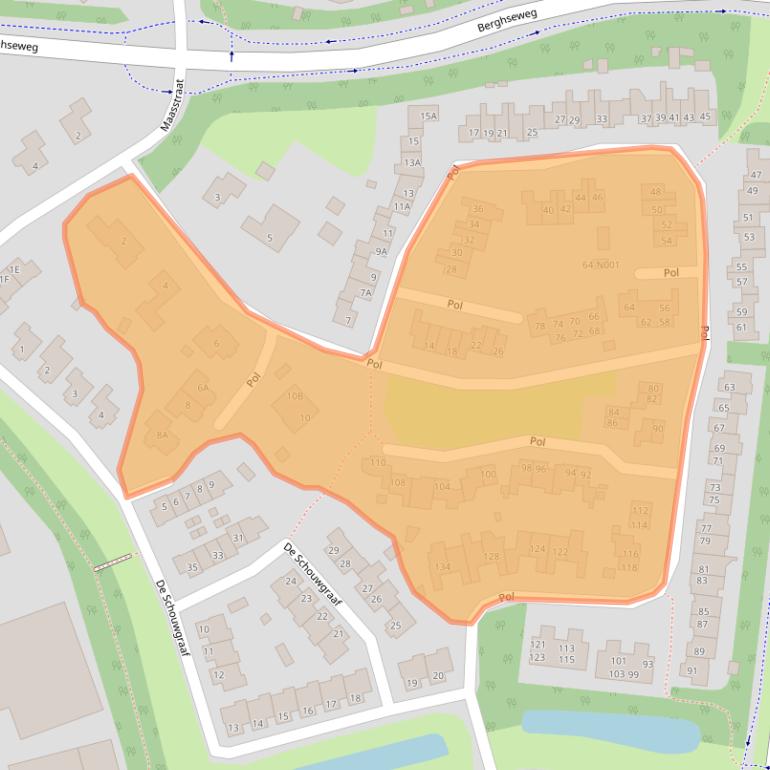 Kaart van postcodegebied 7071PN.