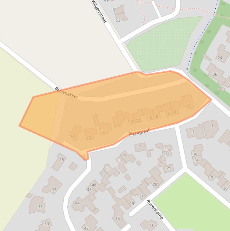 Kaart van postcodegebied 7071SG.