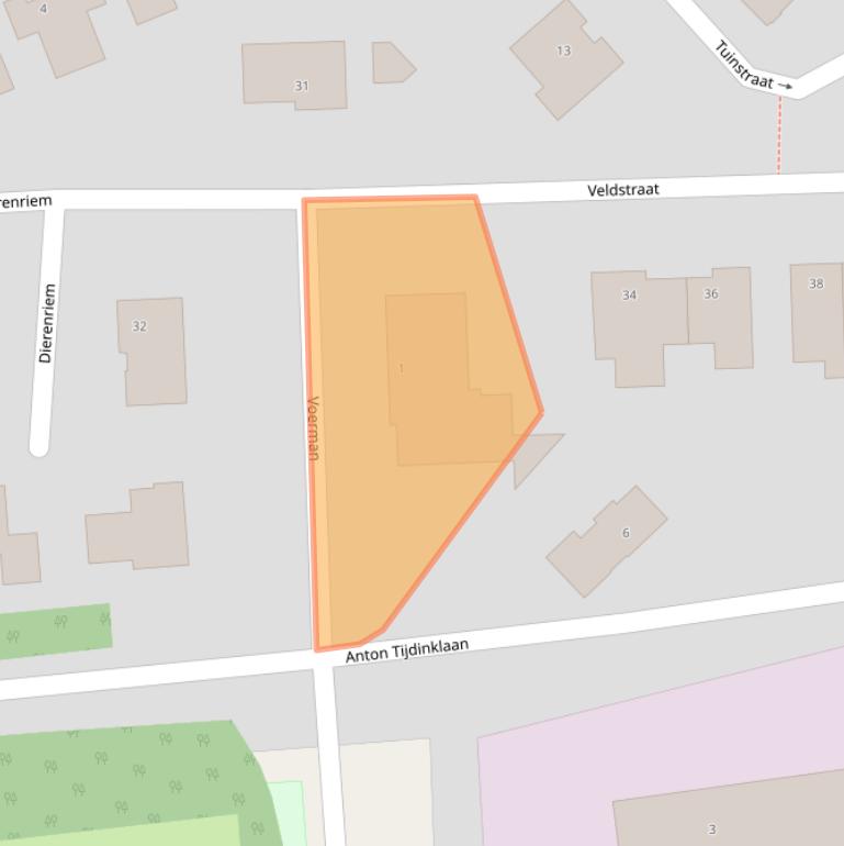 Kaart van postcodegebied 7071TK.