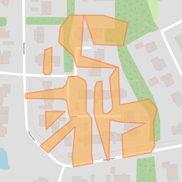 Kaart van postcodegebied 7071TM.