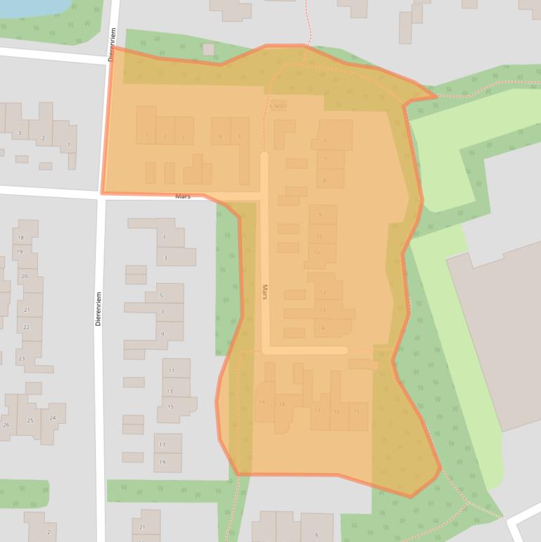 Kaart van postcodegebied 7071TR.