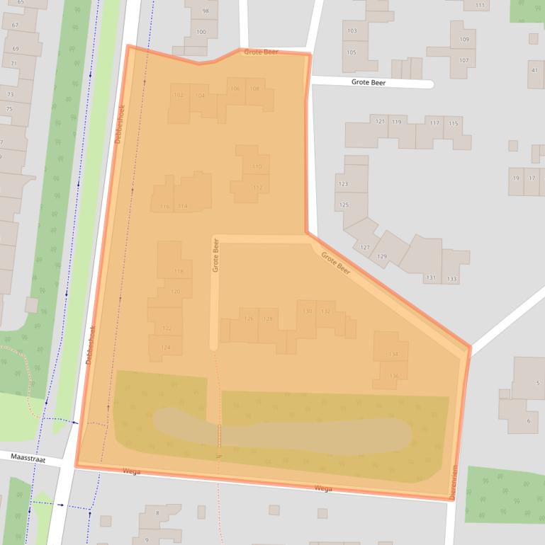 Kaart van postcodegebied 7071TS.