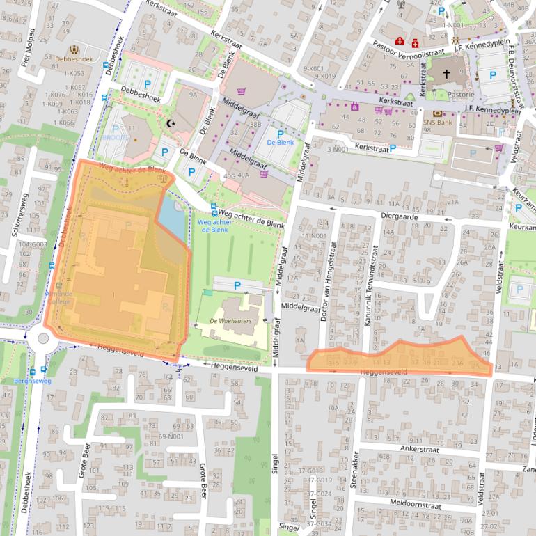 Kaart van postcodegebied 7071WL.