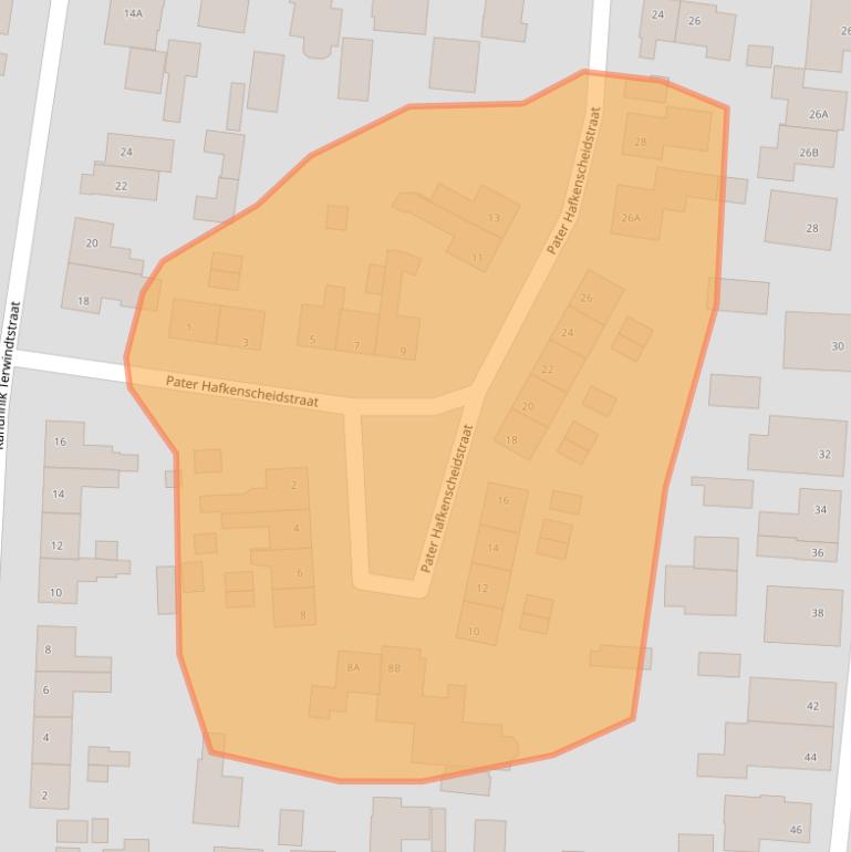 Kaart van postcodegebied 7071WP.