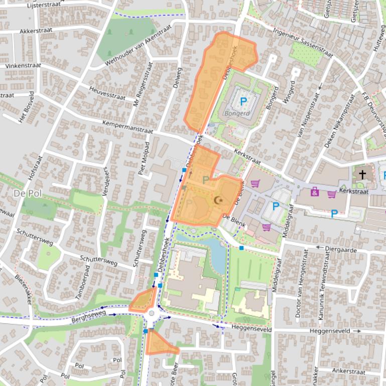 Kaart van postcodegebied 7071XK.