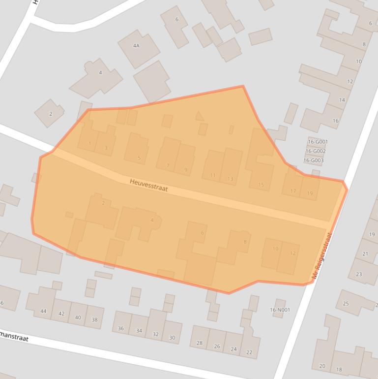 Kaart van postcodegebied 7071XR.