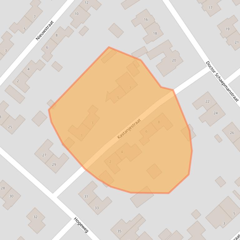 Kaart van postcodegebied 7071ZG.