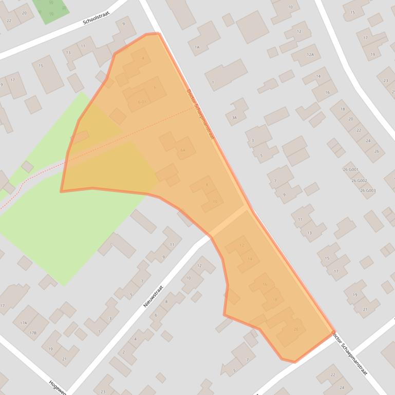 Kaart van postcodegebied 7071ZK.