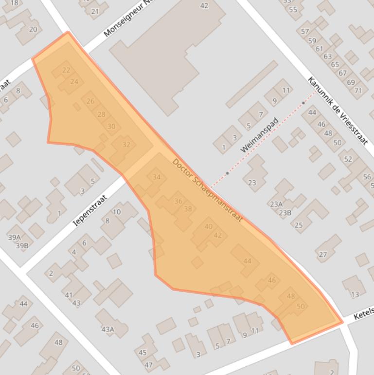 Kaart van postcodegebied 7071ZL.