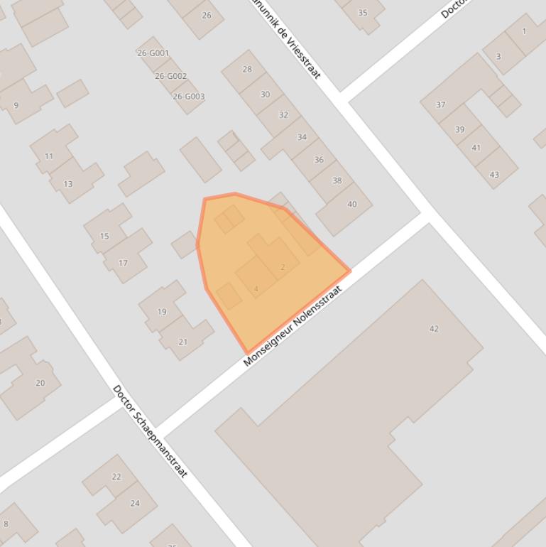 Kaart van postcodegebied 7071ZN.