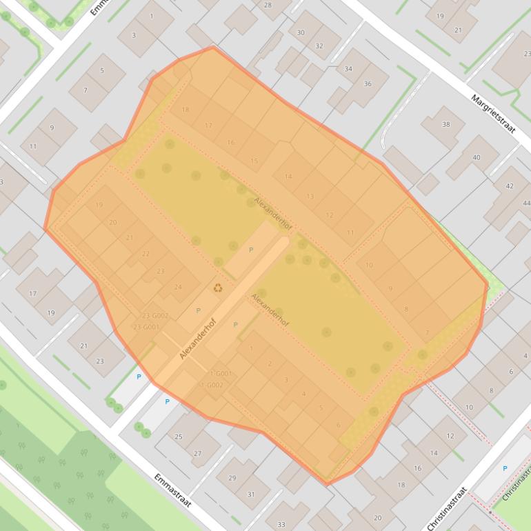 Kaart van postcodegebied 7075AP.