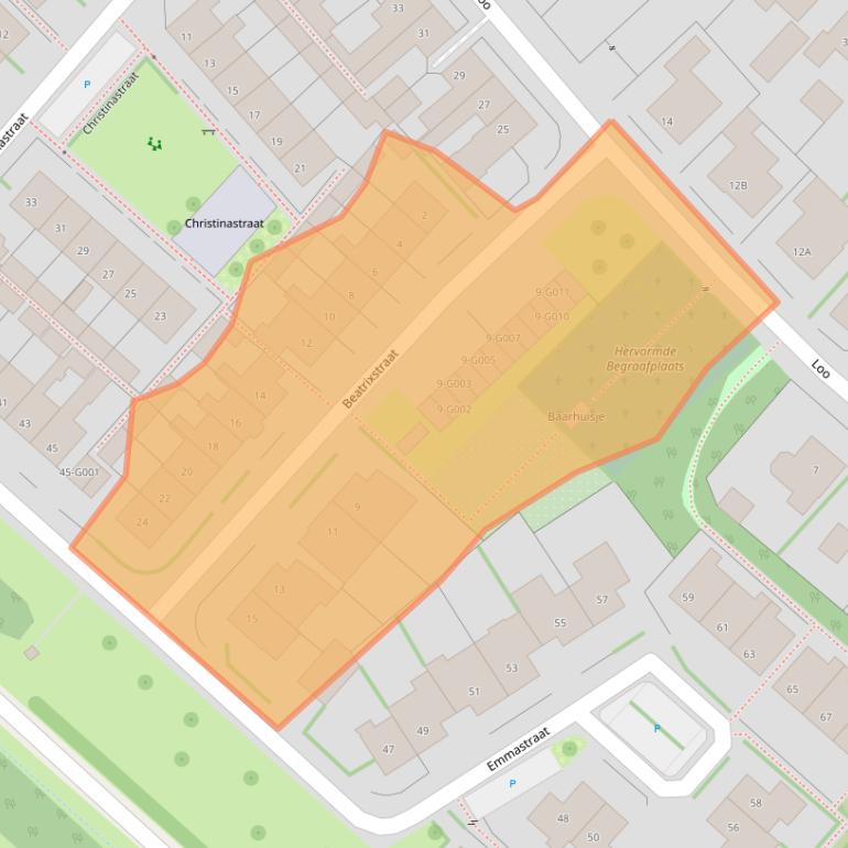 Kaart van postcodegebied 7075AR.