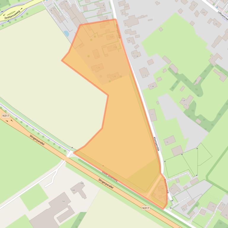 Kaart van postcodegebied 7075DJ.