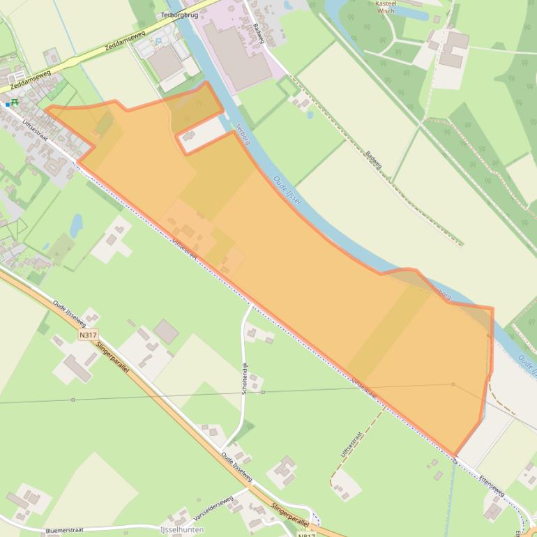 Kaart van postcodegebied 7075DM.