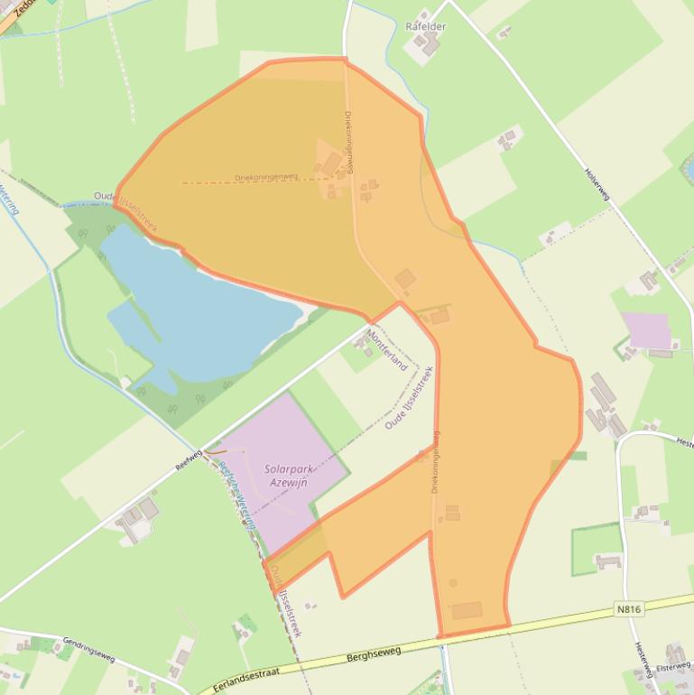 Kaart van postcodegebied 7075DX.