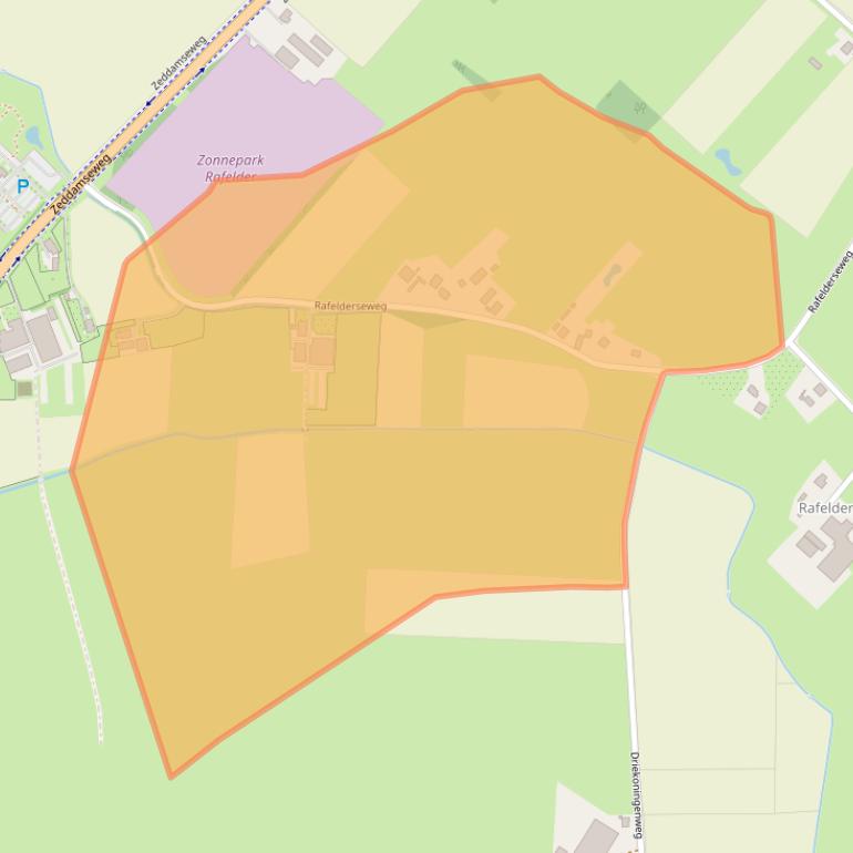 Kaart van postcodegebied 7075DZ.