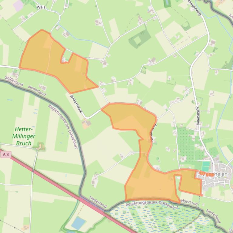 Kaart van postcodegebied 7078AK.