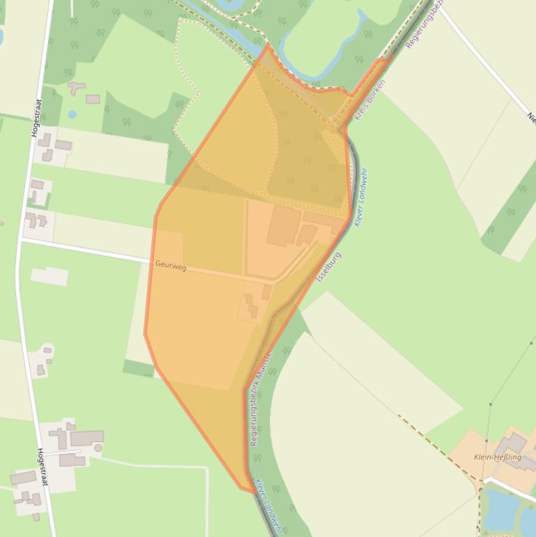 Kaart van postcodegebied 7078BS.