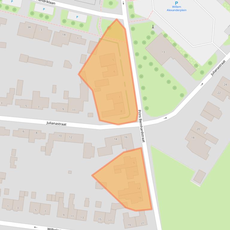 Kaart van postcodegebied 7081CT.