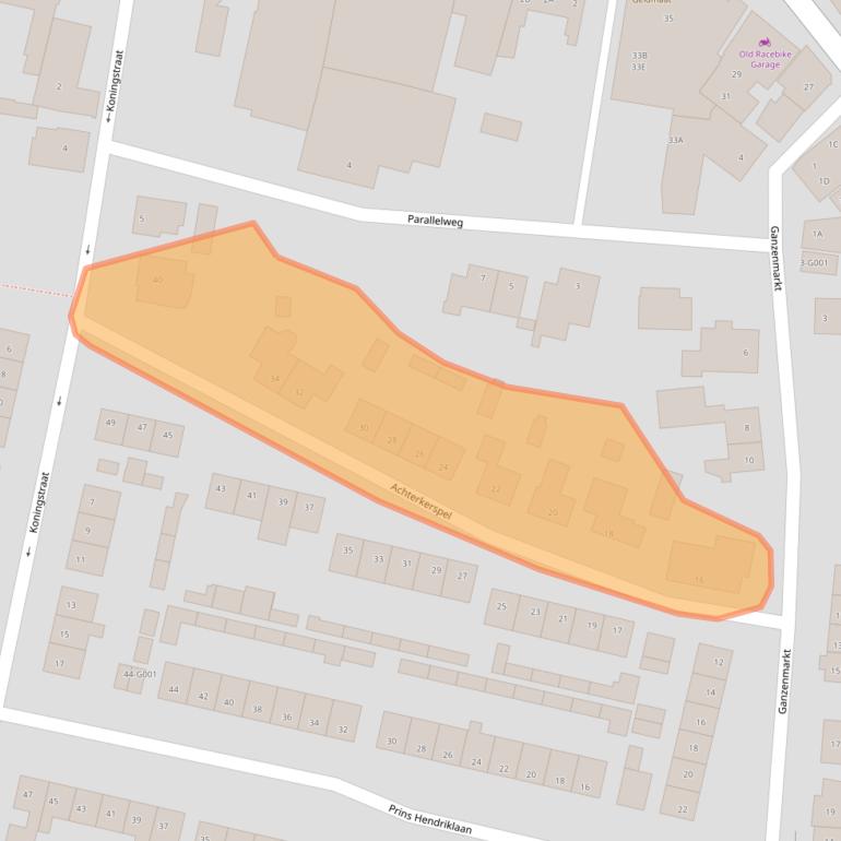 Kaart van postcodegebied 7081DD.