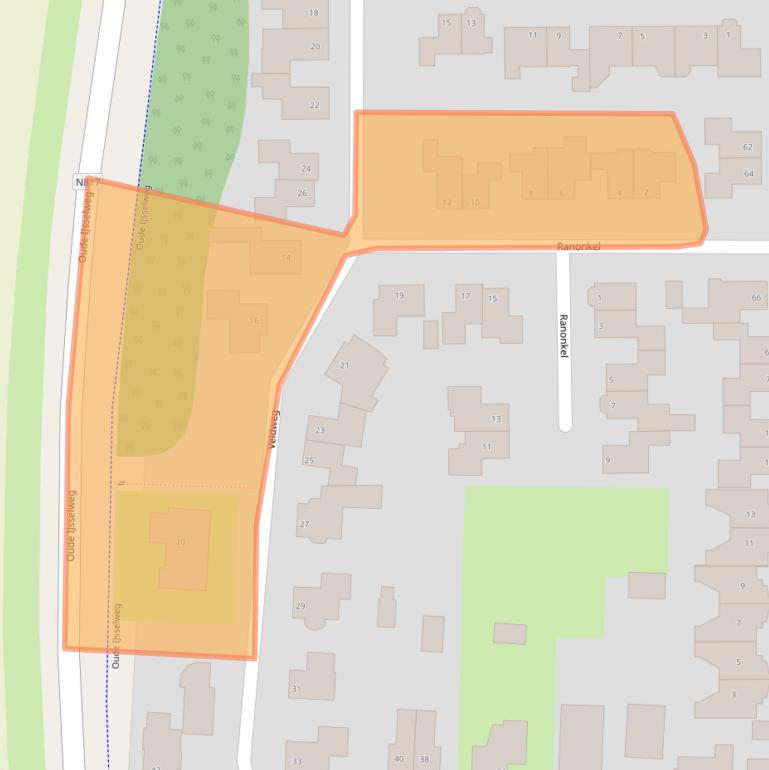 Kaart van postcodegebied 7081GR.