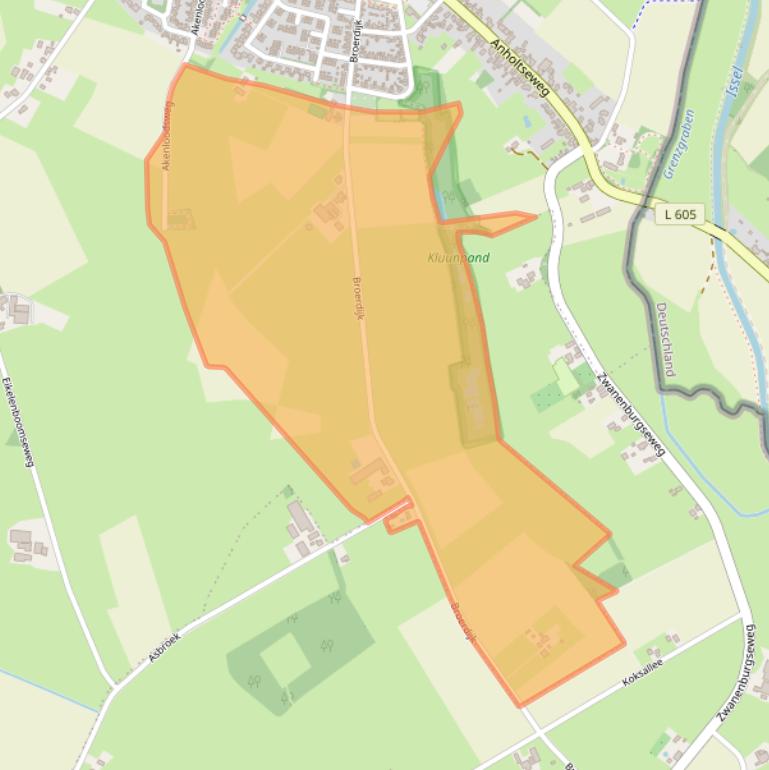 Kaart van postcodegebied 7081HA.