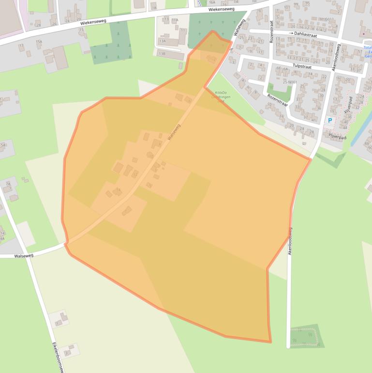 Kaart van postcodegebied 7081HB.