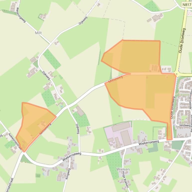 Kaart van postcodegebied 7081HM.