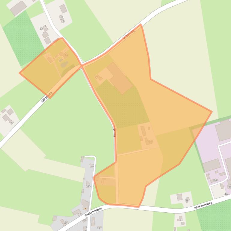 Kaart van postcodegebied 7081HP.