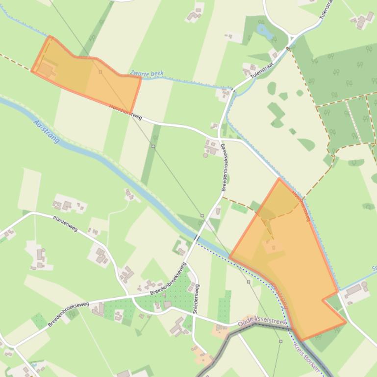 Kaart van postcodegebied 7083AV.