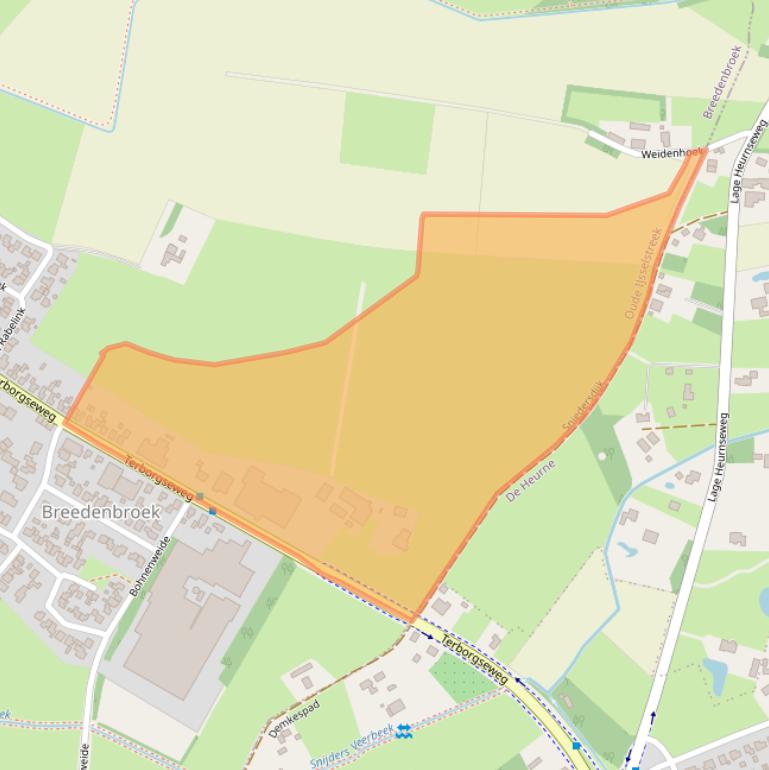 Kaart van postcodegebied 7084AB.