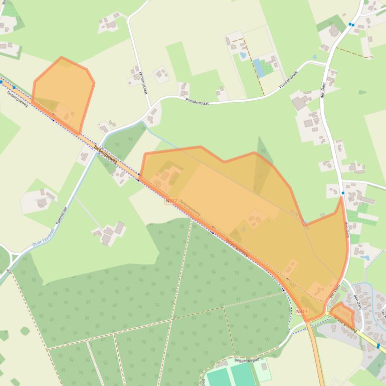 Kaart van postcodegebied 7084AD.