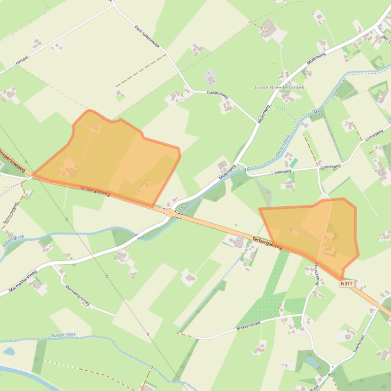 Kaart van postcodegebied 7084AM.