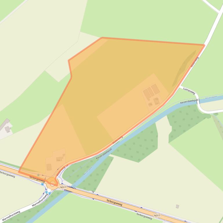 Kaart van postcodegebied 7084AP.