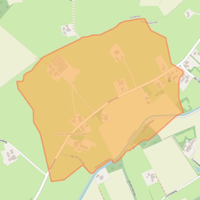 Kaart van postcodegebied 7084AV.