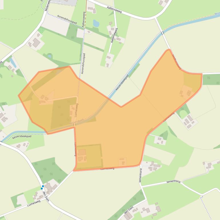 Kaart van postcodegebied 7084BG.