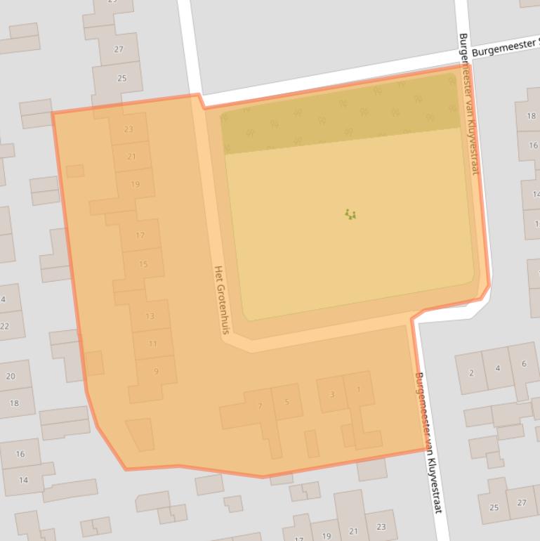 Kaart van postcodegebied 7091AS.