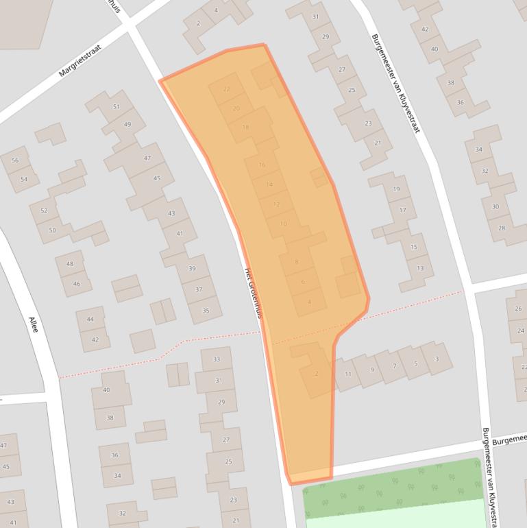 Kaart van postcodegebied 7091AV.