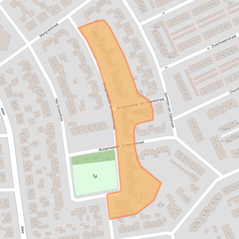 Kaart van postcodegebied 7091AX.