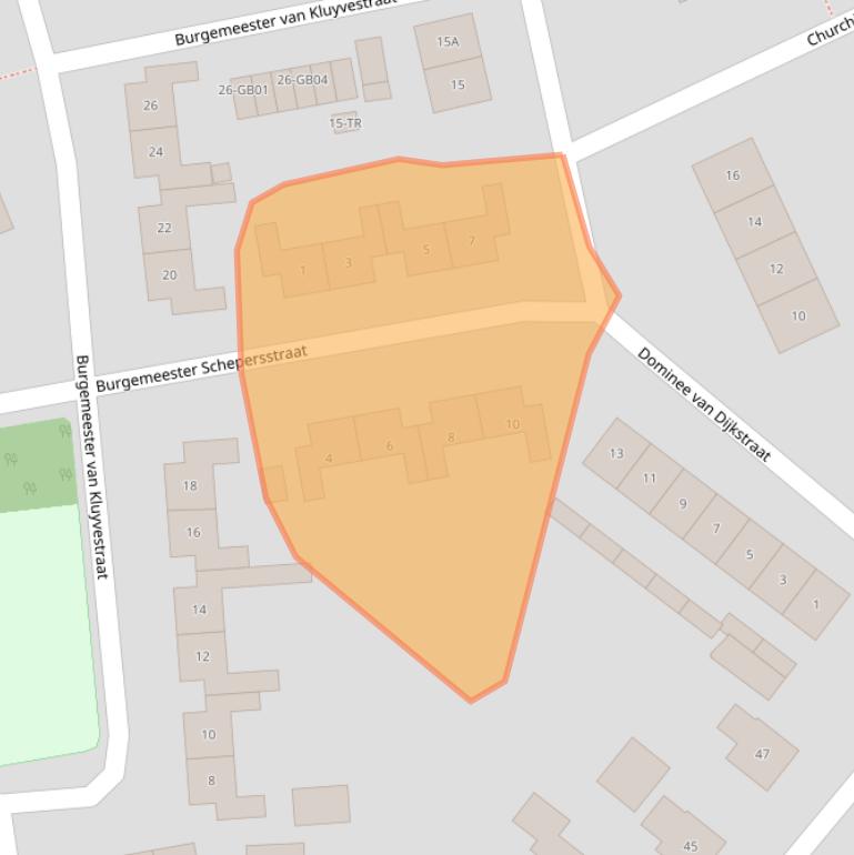 Kaart van postcodegebied 7091AZ.