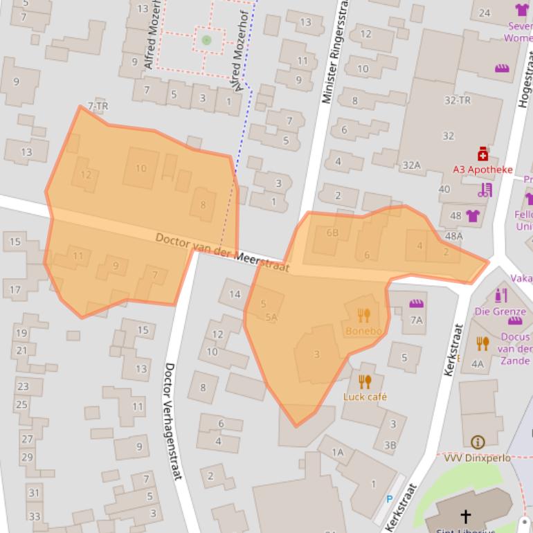 Kaart van postcodegebied 7091CS.