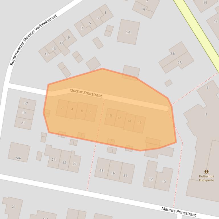 Kaart van postcodegebied 7091DX.