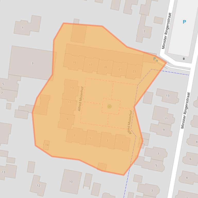 Kaart van postcodegebied 7091GZ.