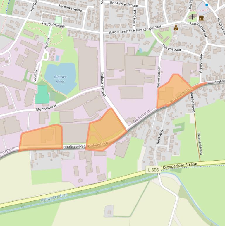 Kaart van postcodegebied 7091HA.