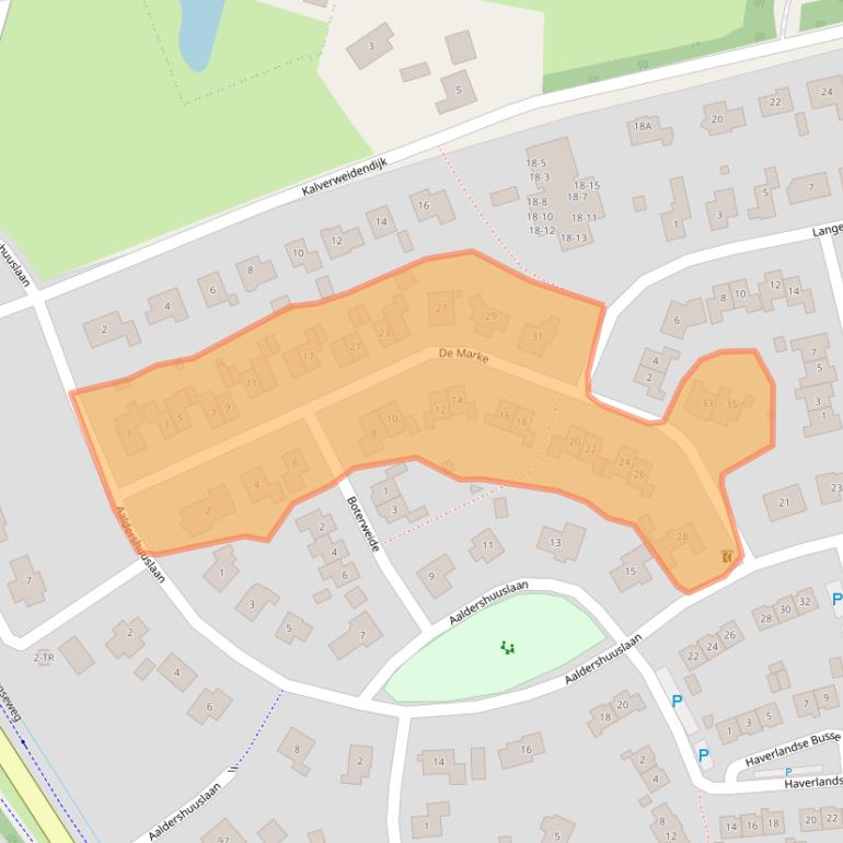 Kaart van postcodegebied 7091RB.