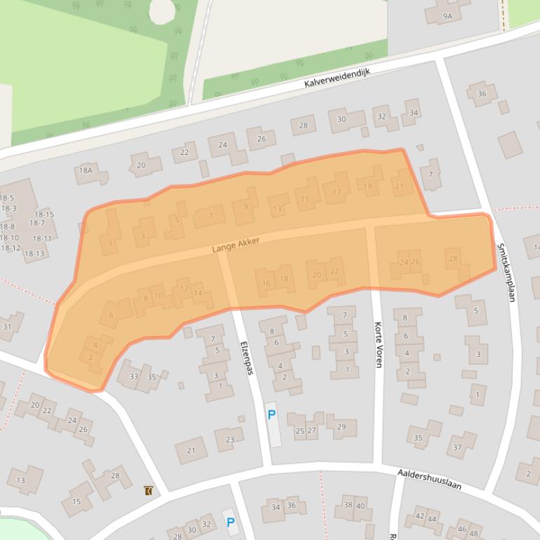 Kaart van postcodegebied 7091RG.