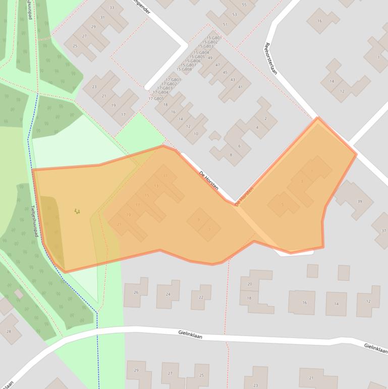 Kaart van postcodegebied 7091TM.