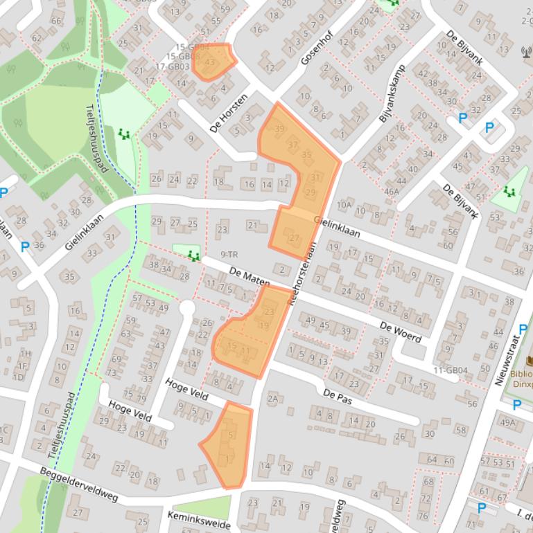 Kaart van postcodegebied 7091VC.